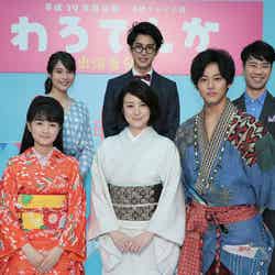 （前列左から）葵わかな、鈴木京香、松坂桃李（後列左から）広瀬アリス、大野拓朗、藤井隆（C）NHK