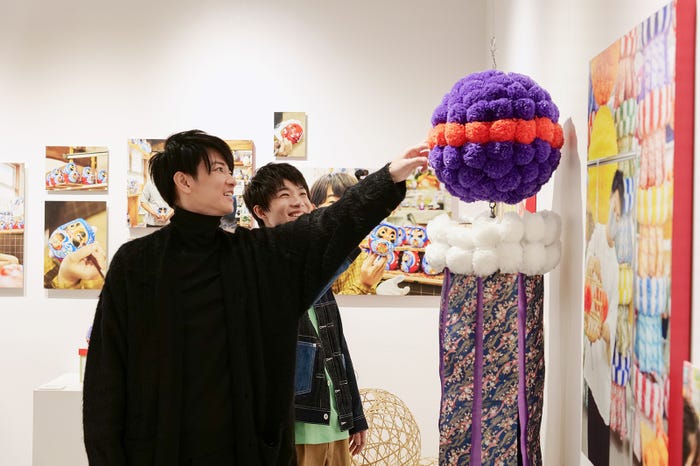 佐藤健が制作した七夕飾り(提供写真)