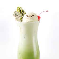 ぐでたまアイス付き ぐで抹茶らて800円(税込)(C)2013,2016 SANRIO CO.,LTD.APPROVAL NO.S573244