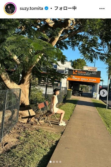 富田鈴花Instagramより