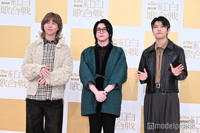 (左から)藤澤涼架、大森元貴、若井滉斗/Mrs. GREEN APPLE(C)モデルプレス