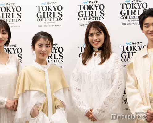 浜辺美波、自分の中の新しい発見は?「生活能力が…」 瀧本美織・岡崎紗絵・高橋文哉が回答に感心する場面も<TGC 2022 S/S>