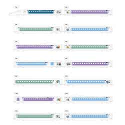 「Wonderful Dreams Shinkansen」の各号車のデザイン(C)Disney