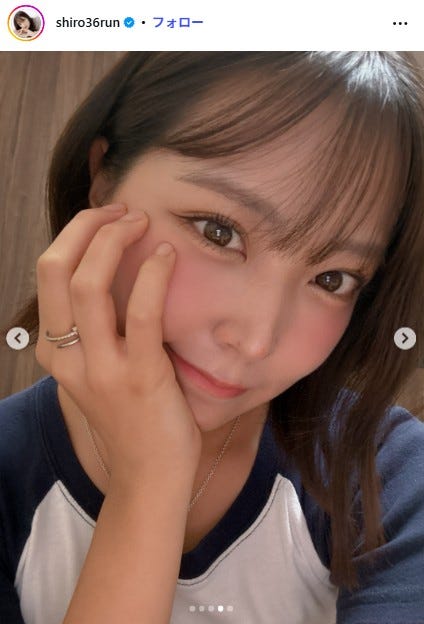 白間美瑠Instagramより