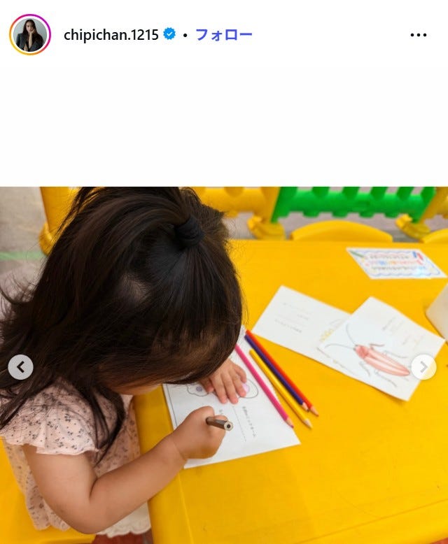 近藤千尋Instagramより