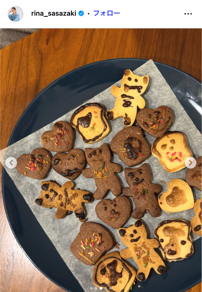 笹崎里菜アナウンサーInstagramより