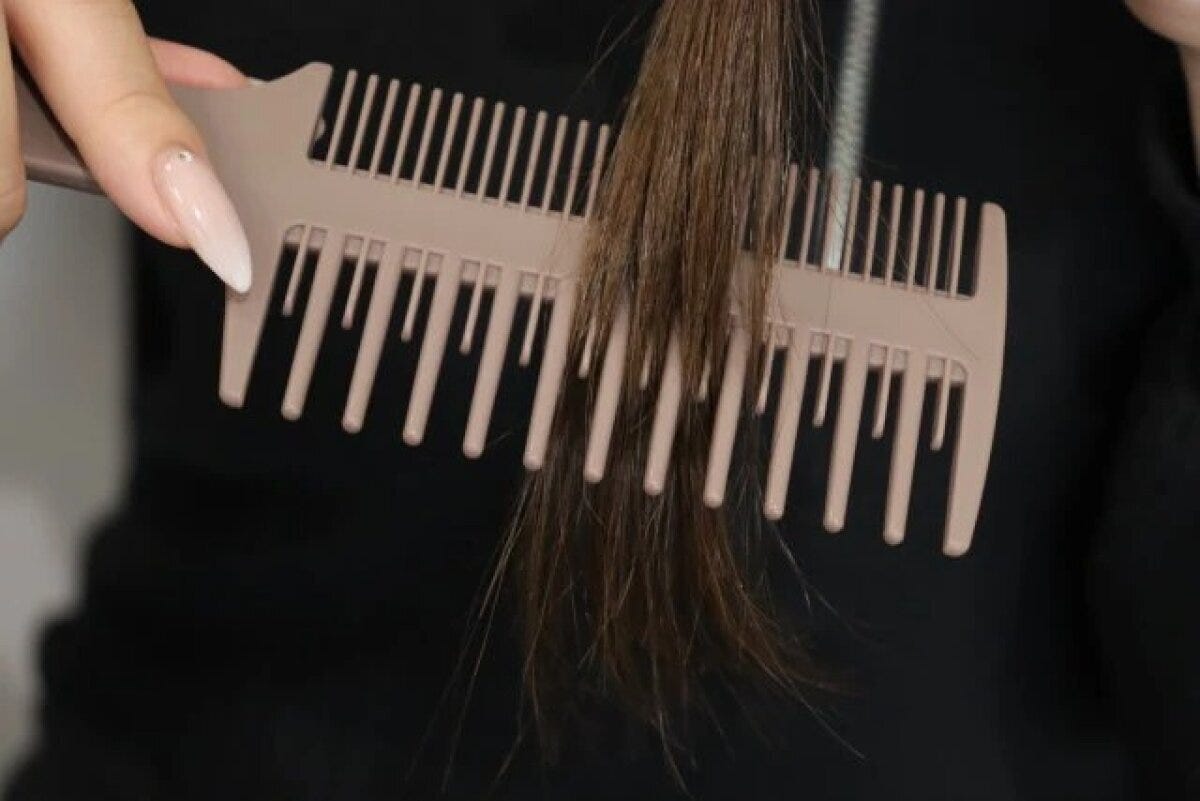 ダイソー　毛先までしっかりなじむトリートメントコーム　インバス