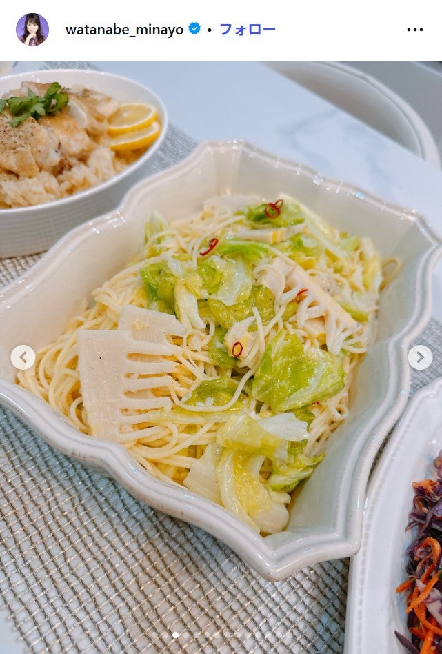 渡辺美奈代Instagramより
