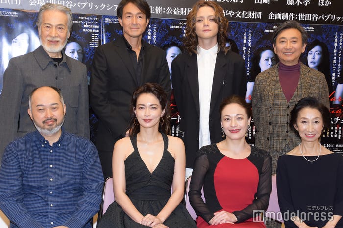 (左上から時計回り)藤木孝、吉田栄作、三浦涼介、山崎一、鷲尾真知子、シルビア・グラブ、長谷川京子、森新太郎(C)モデルプレス