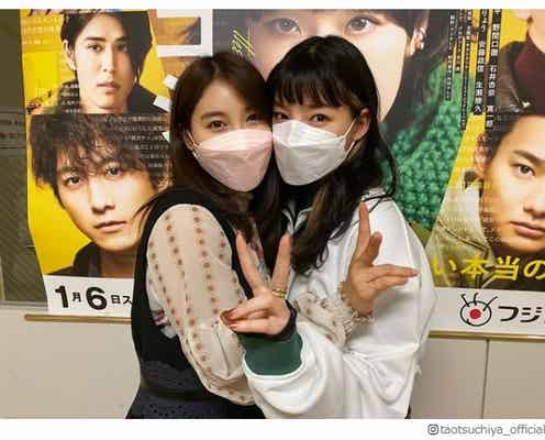 土屋太鳳&石井杏奈「チア☆ダン」ペアが再会 朝比奈彩も反応