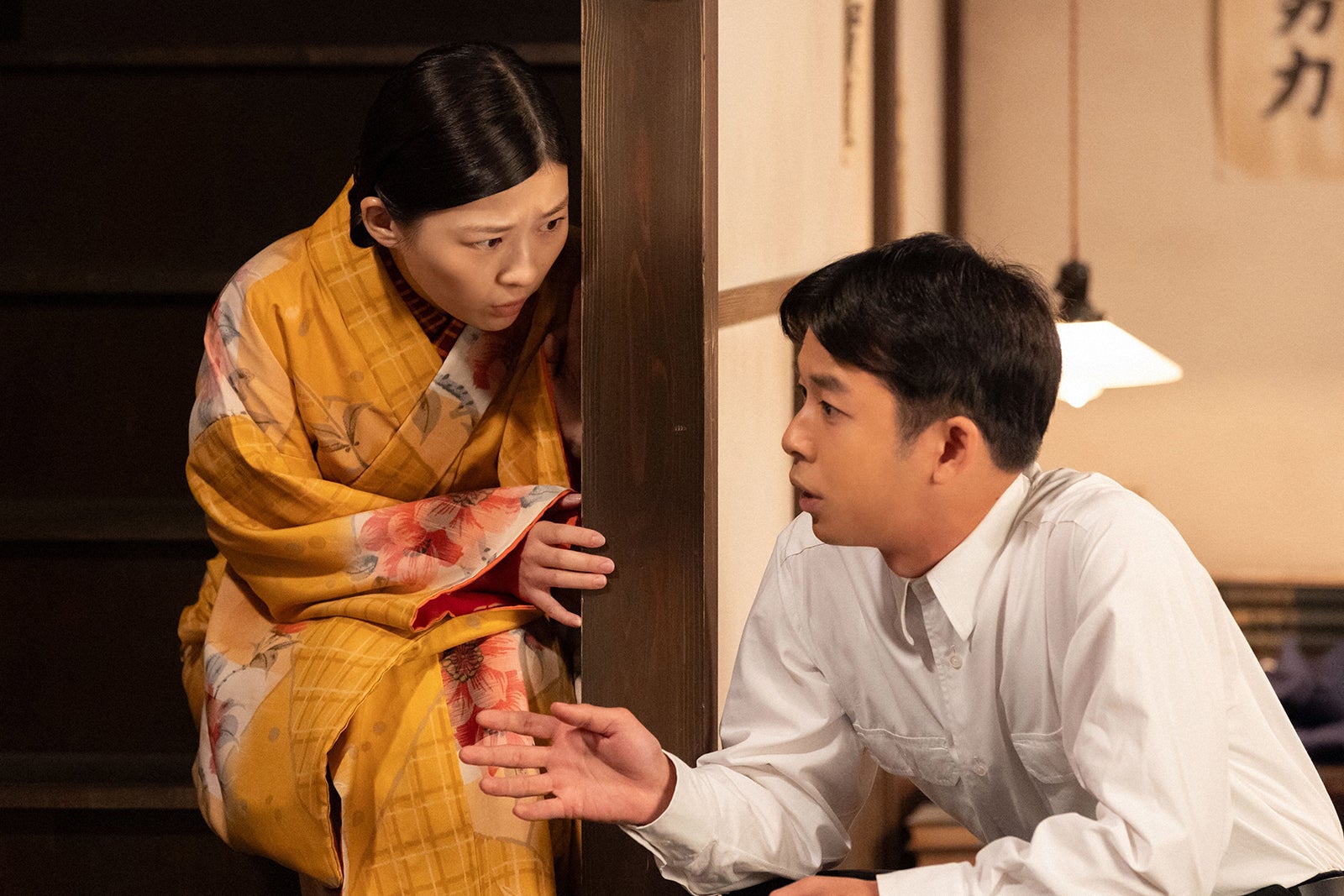 伊藤沙莉、仲野太賀「虎に翼」第8話より（C）NHK