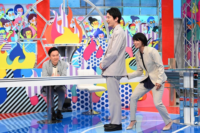 山内健司、濱家隆一、松本薫(C)日本テレビ