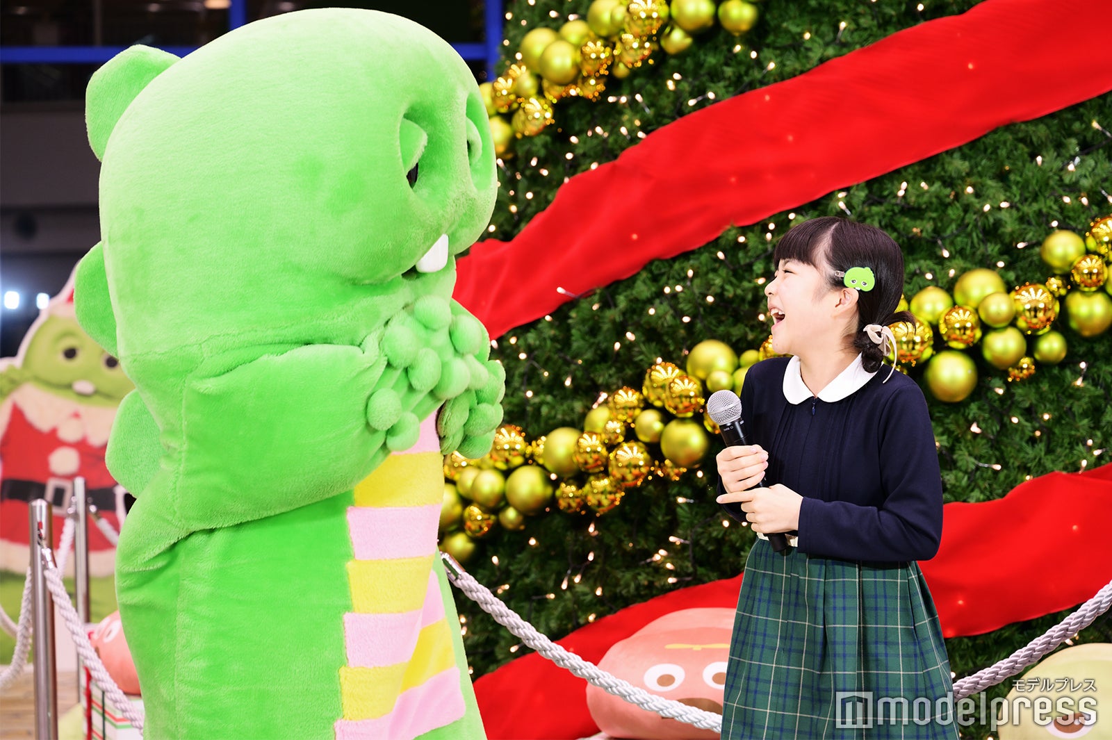 ガチャピン、永瀬ゆずな（C）モデルプレス