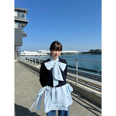 ”美しすぎる卓球選手”菊池日菜、リボンシャツを着こなし「透明感すごい」「綺麗ですね」