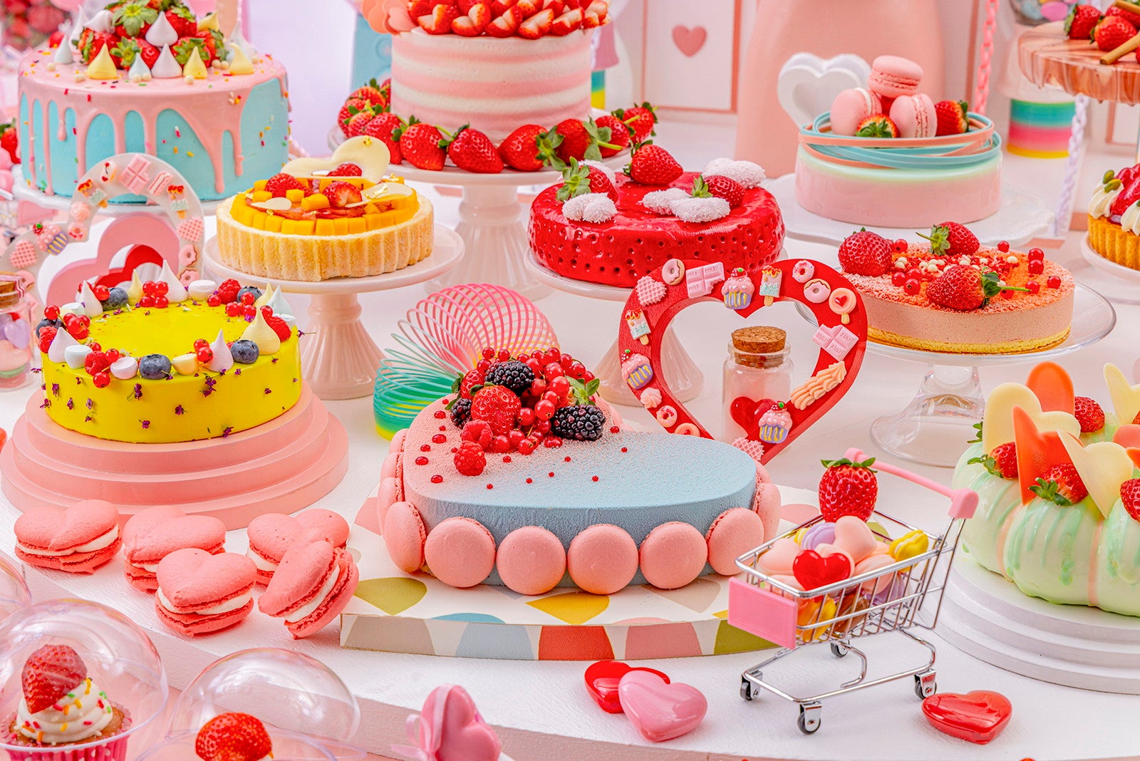 「ストロベリー・ハートファクトリー」いちごスイーツビュッフェ／提供画像