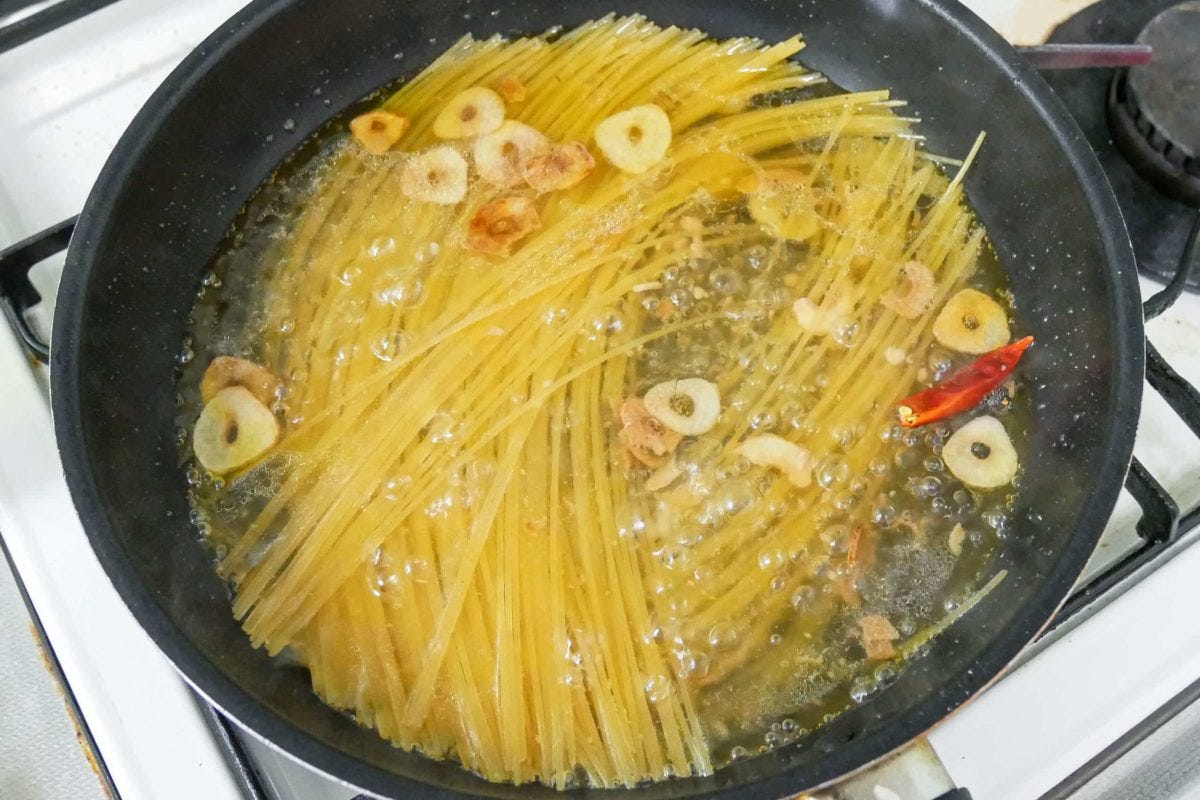 最高のペペロンチーノ