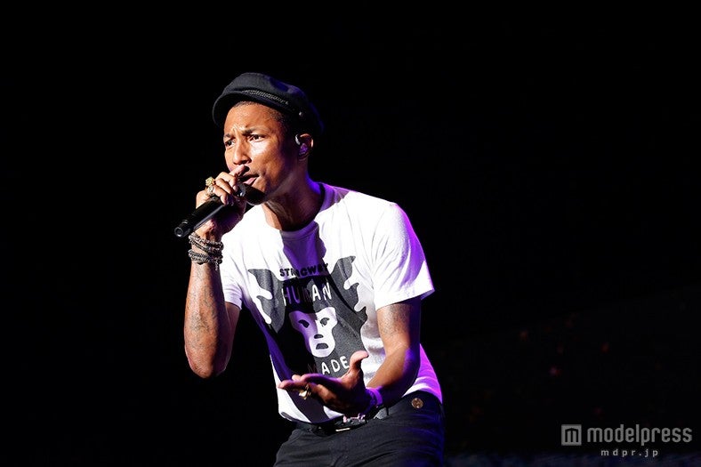サマソニに出演したファレル・ウィリアムス／photo by Horita Yoshika