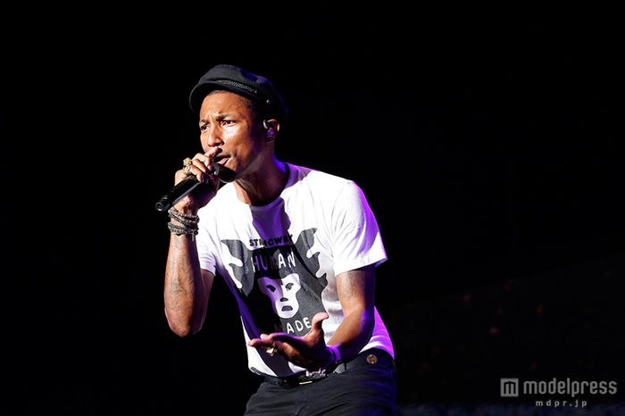 サマソニに出演したファレル・ウィリアムス/photo by Horita Yoshika