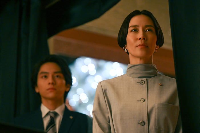 山下幸輝、木村佳乃「アンチヒーロー」第9話より(C)TBS