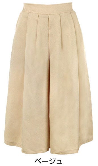 タック入シンプルフレアガウチョパンツ「神戸レタス」2290円(税込)/画像提供:神戸レタス