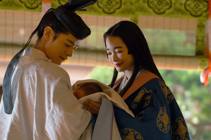 塩野瑛久、見上愛「光る君へ」第36話(C)NHK