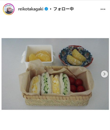 高垣麗子Instagramより