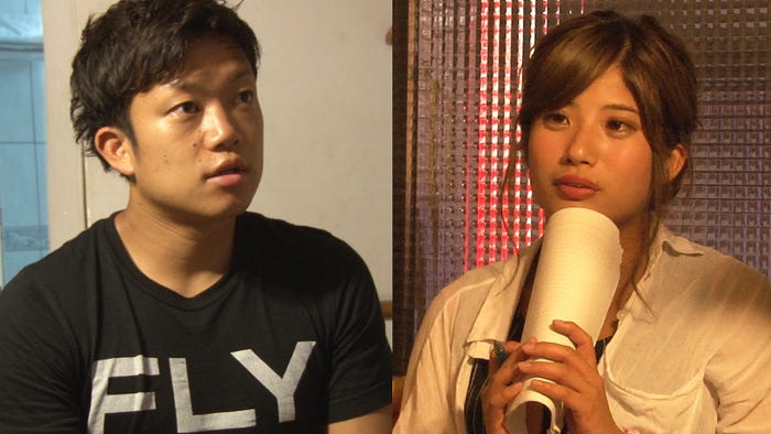 裕ちゃん、でっぱりん/「あいのり:Asian Journey」第13話より(C)フジテレビ