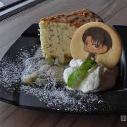 「フレームカフェ」/「リヴァイ兵士長の紅茶ケーキ」650円(税込)