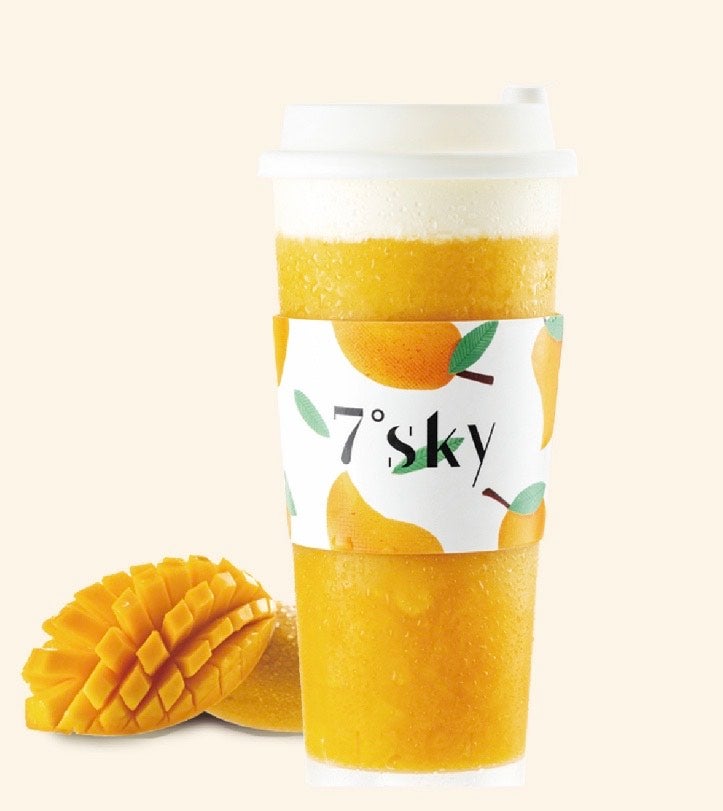 マンゴーチーズティー690円／画像提供：7°sky