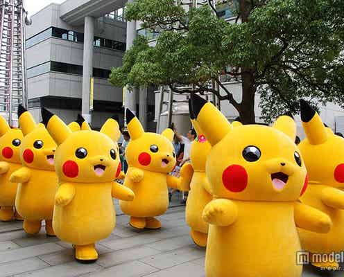 大量のピカチュウと一緒にダンス!横浜に1000匹以上が大集合