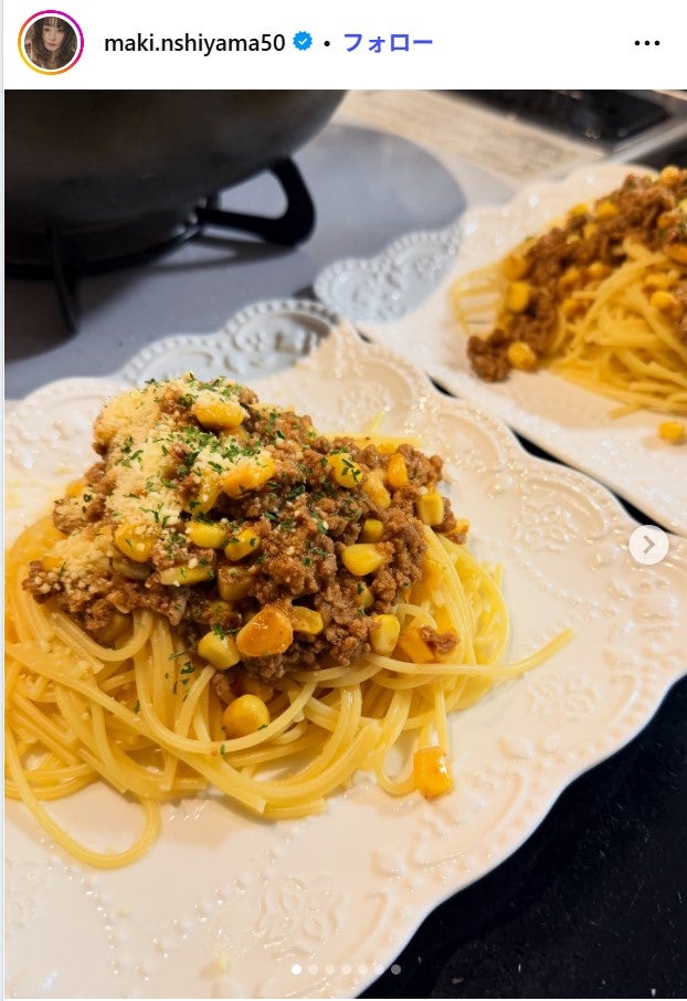 西山茉希Instagramより