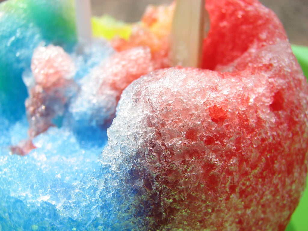 レインボーシェイブアイス／Photo by frontriver