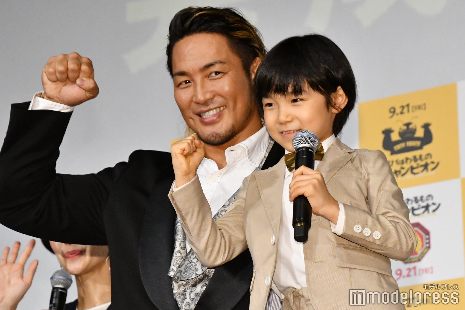 棚橋弘至、寺田心 （C）モデルプレス