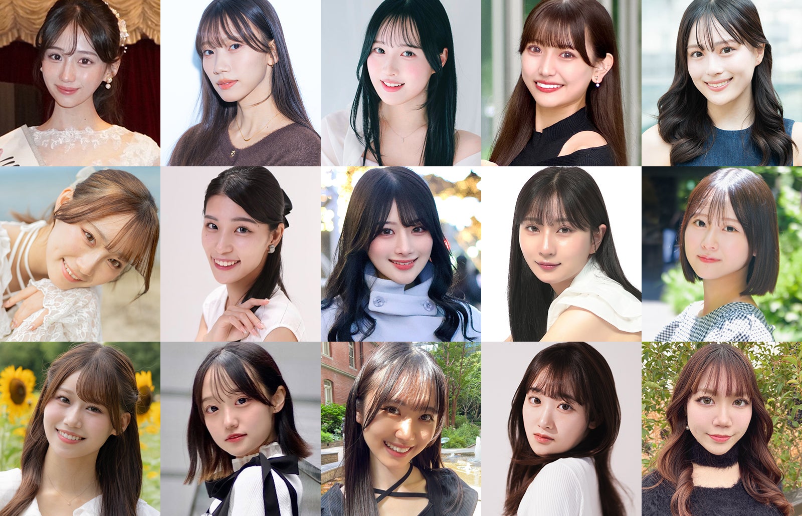 日本一のミスキャンパスを決めるコンテスト、決勝（前半）進出者15人発表【MISS OF MISS CAMPUS QUEEN CONTEST 2026】