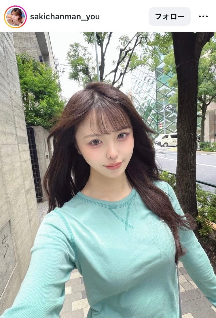 ロングヘアのおさき／おさきInstagramより