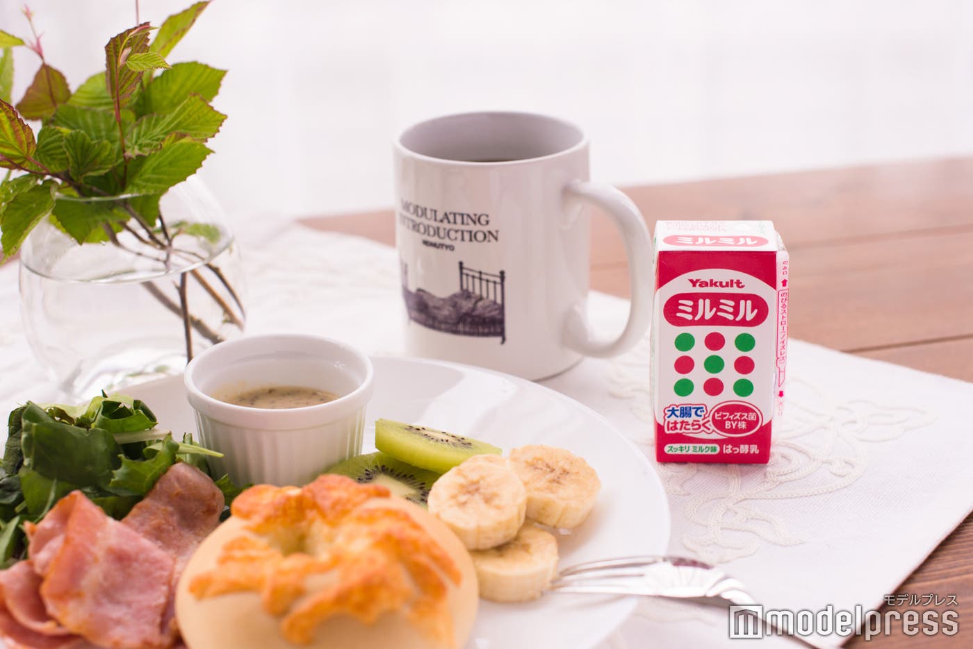 すっきりとしたミルク味(C)モデルプレス