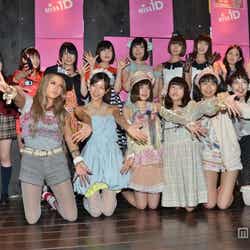「ミスiD(アイドル)2014前夜祭」記者会見/玉城ティナ(前列左から3番目)
