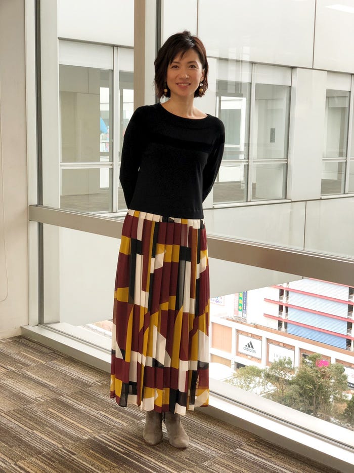 私服/梅津弥英子アナウンサー/提供写真