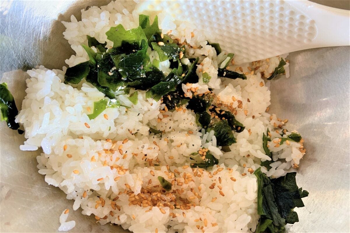 わかめおにぎり
