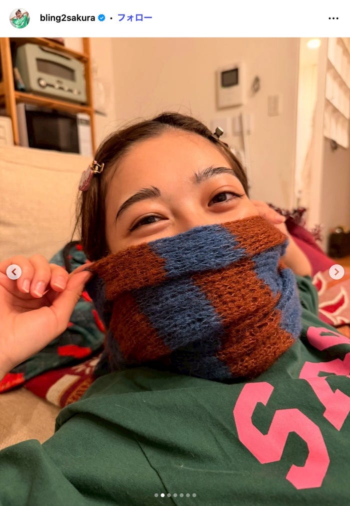 井上咲楽Instagramより