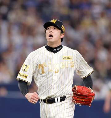 阪神・才木がホーム開幕戦で6回4安打1失点 初回に自己最速の158キロ計測 直球主体でDeNA打線封じるも六回に筒香にソロを被弾
