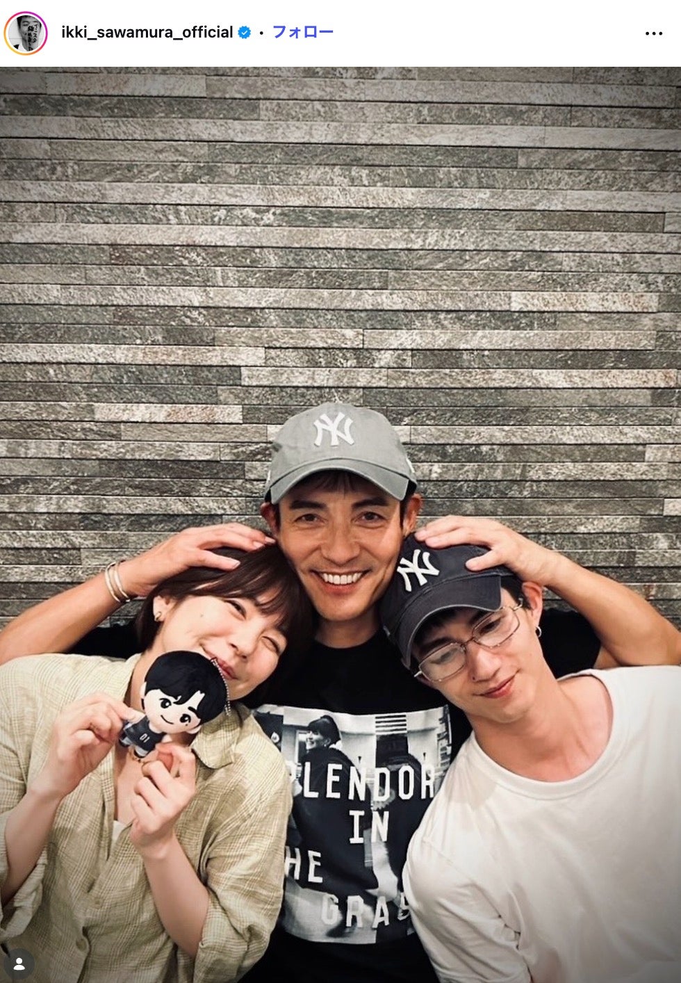 沢村一樹Instagramより