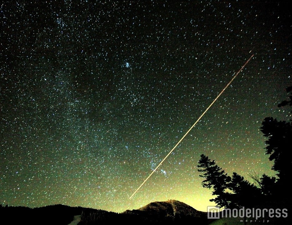 竜王山頂から見た星空／画像提供：北志賀竜王