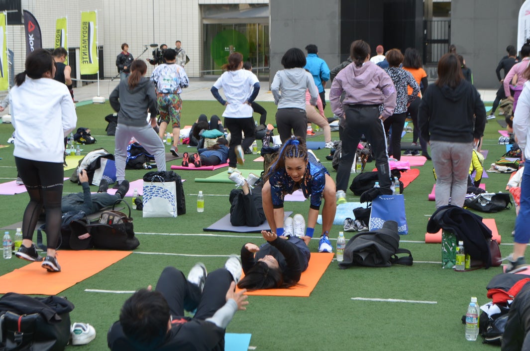 「AYA’S WORKOUT LIVE in FUKUOKA 2018」の様子（提供写真）