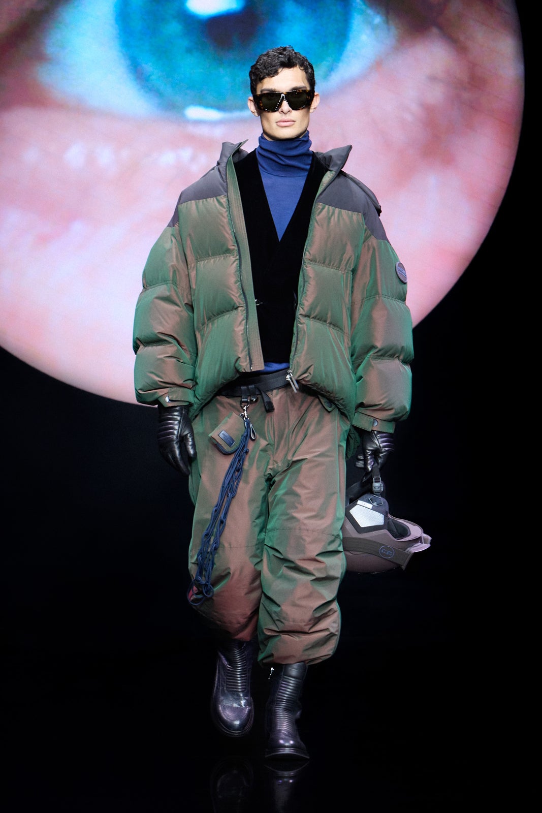 「ジョルジオ アルマーニ」2024秋冬メンズコレクションショー（提供写真）