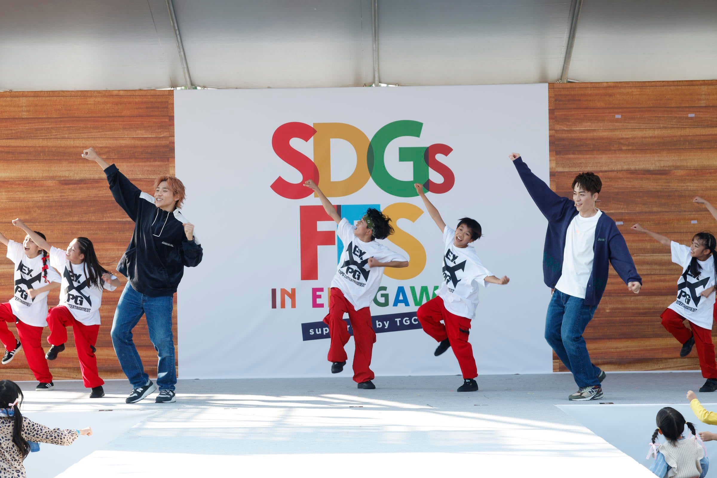 「EXILE TETSUYA with EXPG」の様子（C）SDGs FES in EDOGAWA 2023