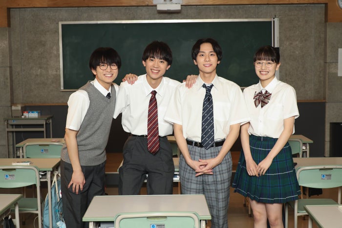 “山田涼介の教え子役”第1弾発表 水沢林太郎・山下幸輝・柏木悠・上坂樹里の出演決定【ビリオン×スクール】