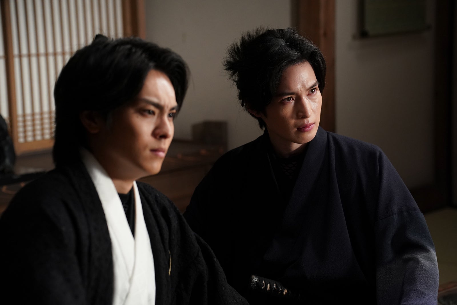 高野洸、阪本奨悟「君とゆきて咲く～新選組青春録～」第16話より（C）テレビ朝日