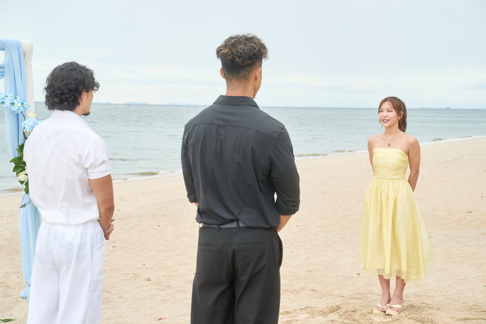 翁長汰志郎、アレック、COCO『シャッフルアイランド Season5』（C）AbemaTV, Inc