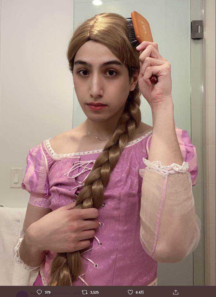 kemio、ラプンツェル完コピがハイクオリティ「てかウチ可愛くね？」